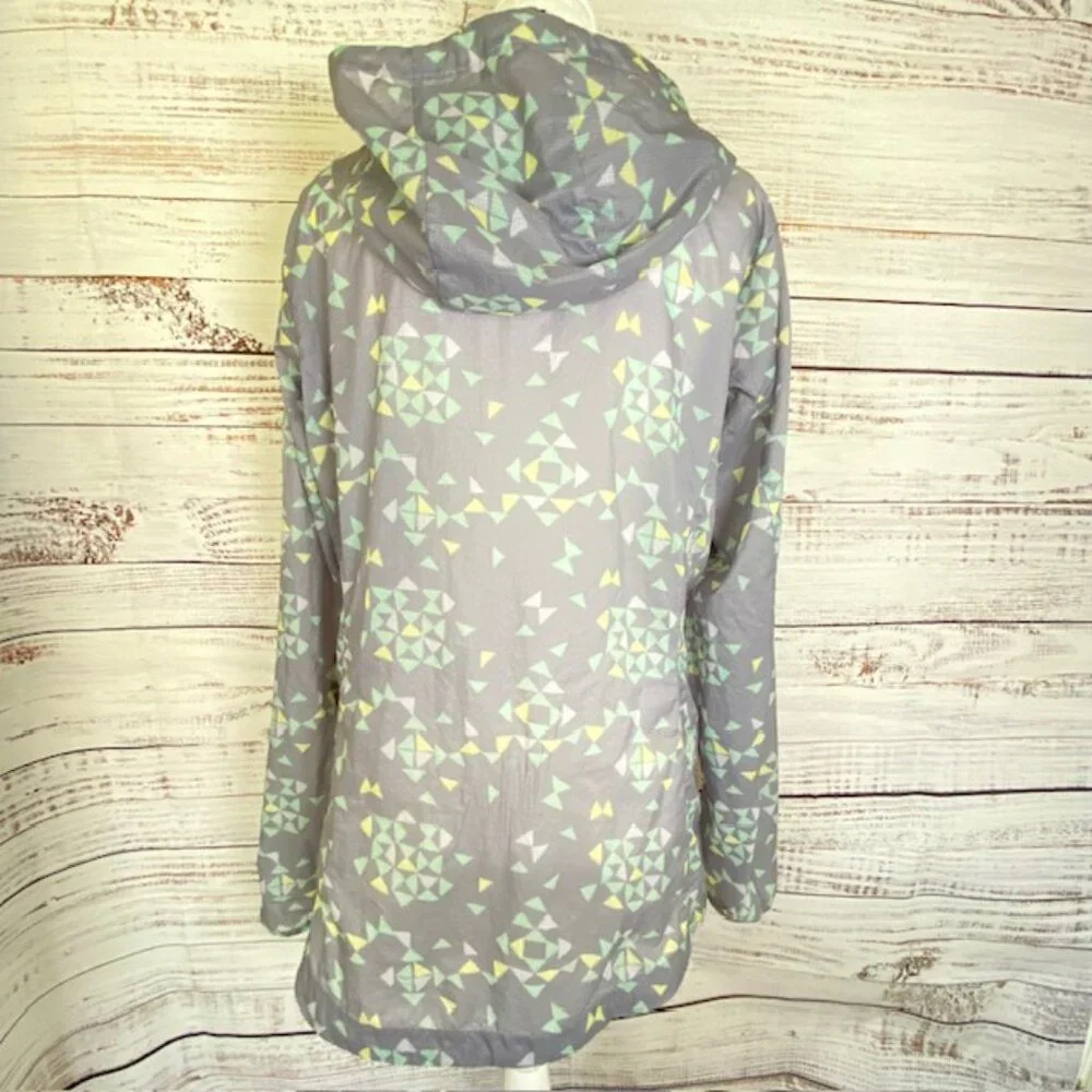 Patagonia Houdini Windbreaker Jacket Womens M Lavender Hooded Full Zip Coat - Picture 6 of 12